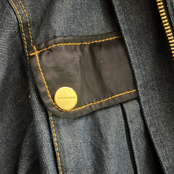 Zimmermann Denim Jacket in Mid Blue size AU1 - Picture 4 of 7